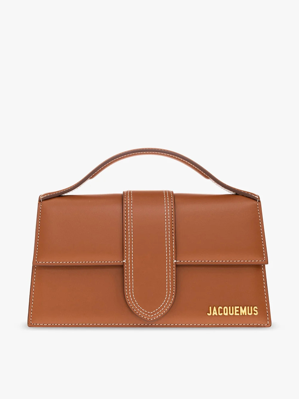 Jacquemus Light brown Leather Le Grand Bambino Handbag | VAZLUXE