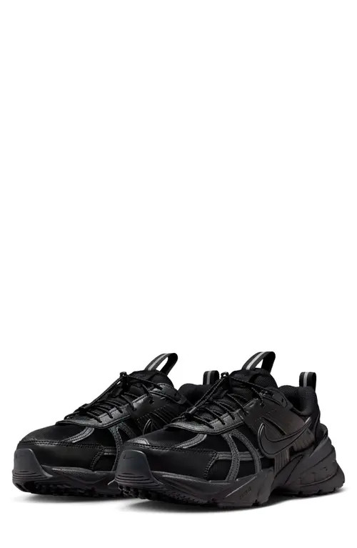 Nike V2K Run Sneaker in Black/Silver/Anthracite at Nordstrom, Size 5.5 | Nordstrom
