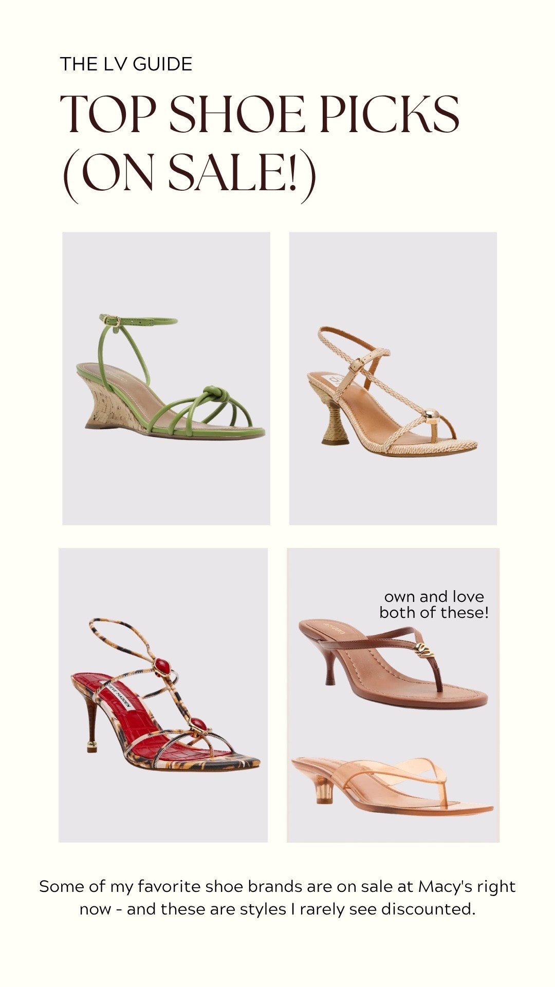 Some of my favorite shoe brands are on sale at Macy's right now—and these are styles I rarely see discounted. If you've been waiting to grab a new pair, now's the time. Shop all of my favorites below!

#LTKootd #LTKSaleAlert #LTKgrwm