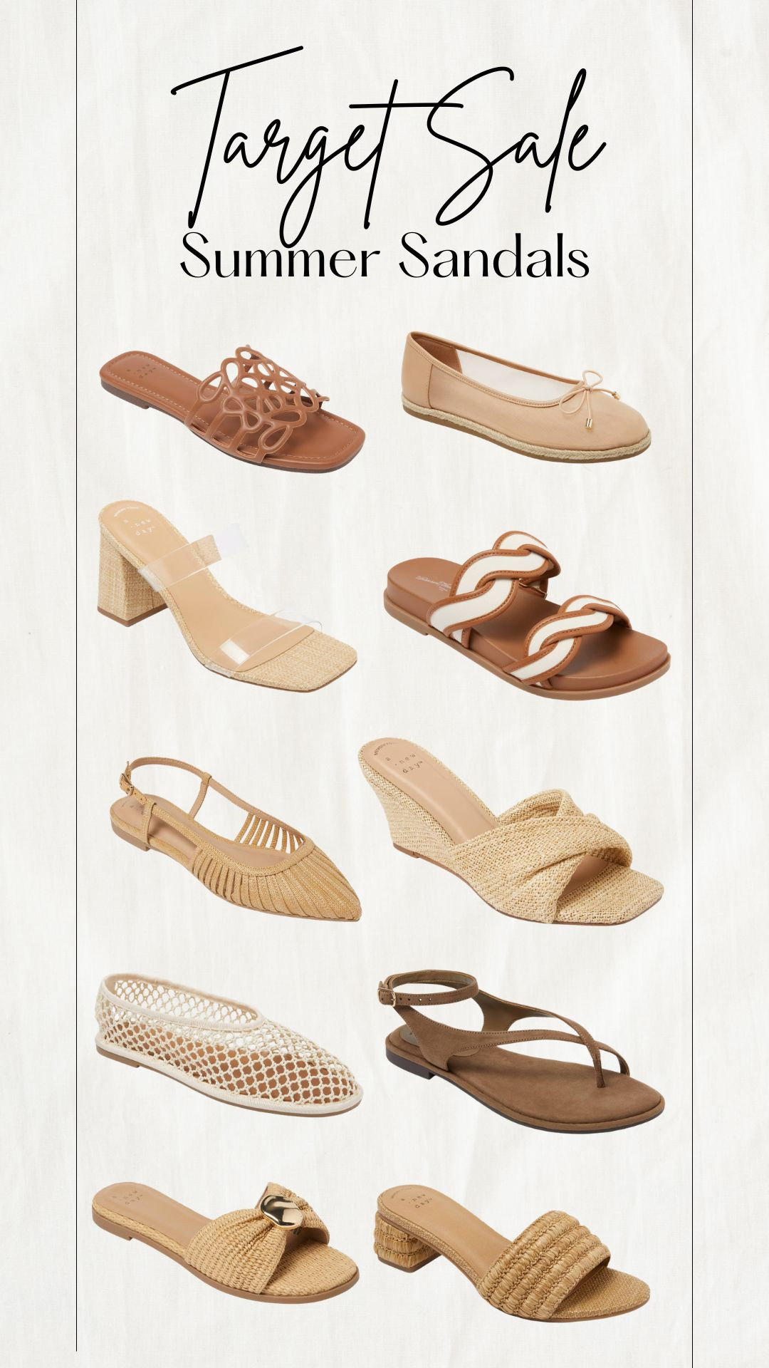 Target sandals that are on sale up to 40% off! Target deal target sale summer sandal spring shoes  

 #LTKSeasonal #LTKSaleAlert
