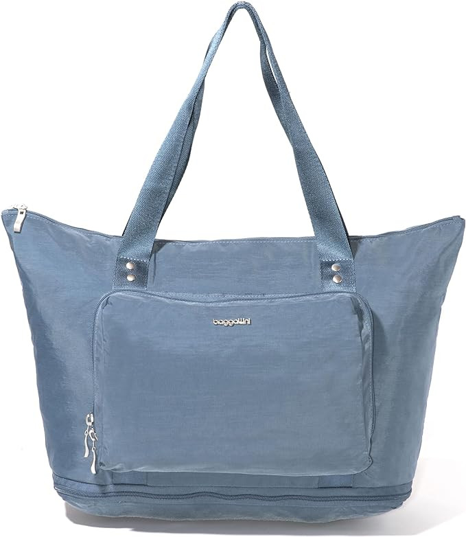Baggallini Carryall Expandable Lightweight Travel Tote 22" Packable Folding Compact Nylon Washabl... | Amazon (US)