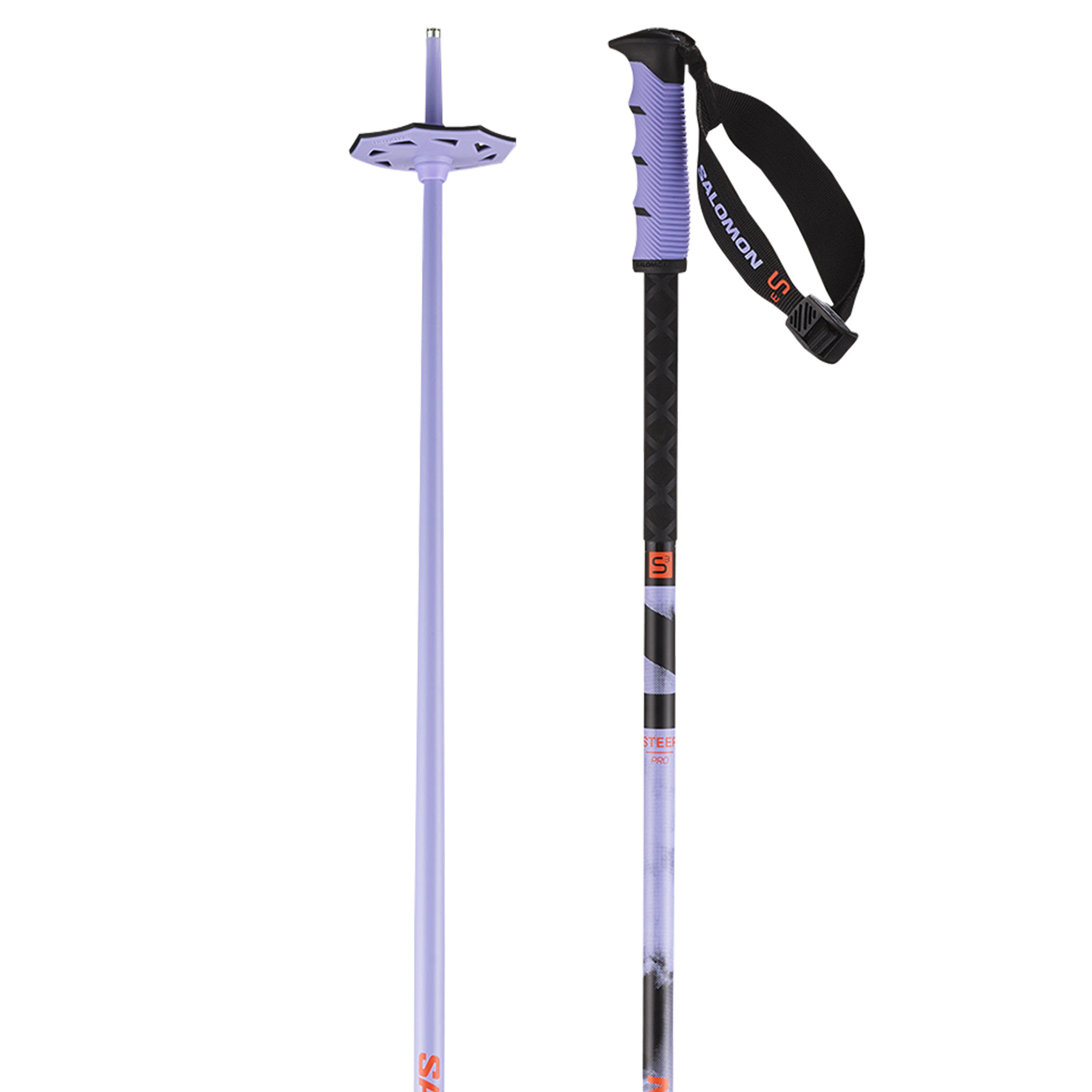 Salomon - Alpine Poles Steep PRO S3 - 120 - Violet Tulip / Black | Salomon - US