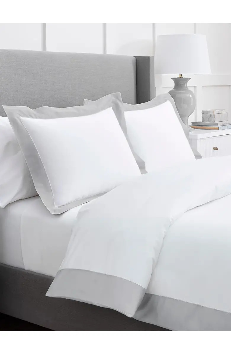 Signature Colorblock Organic Cotton Duvet Cover | Nordstrom