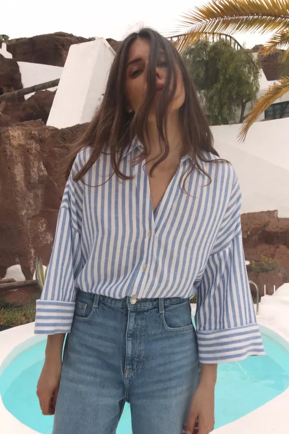 - Blue/White | ZARA United Kingdom | Zara UK