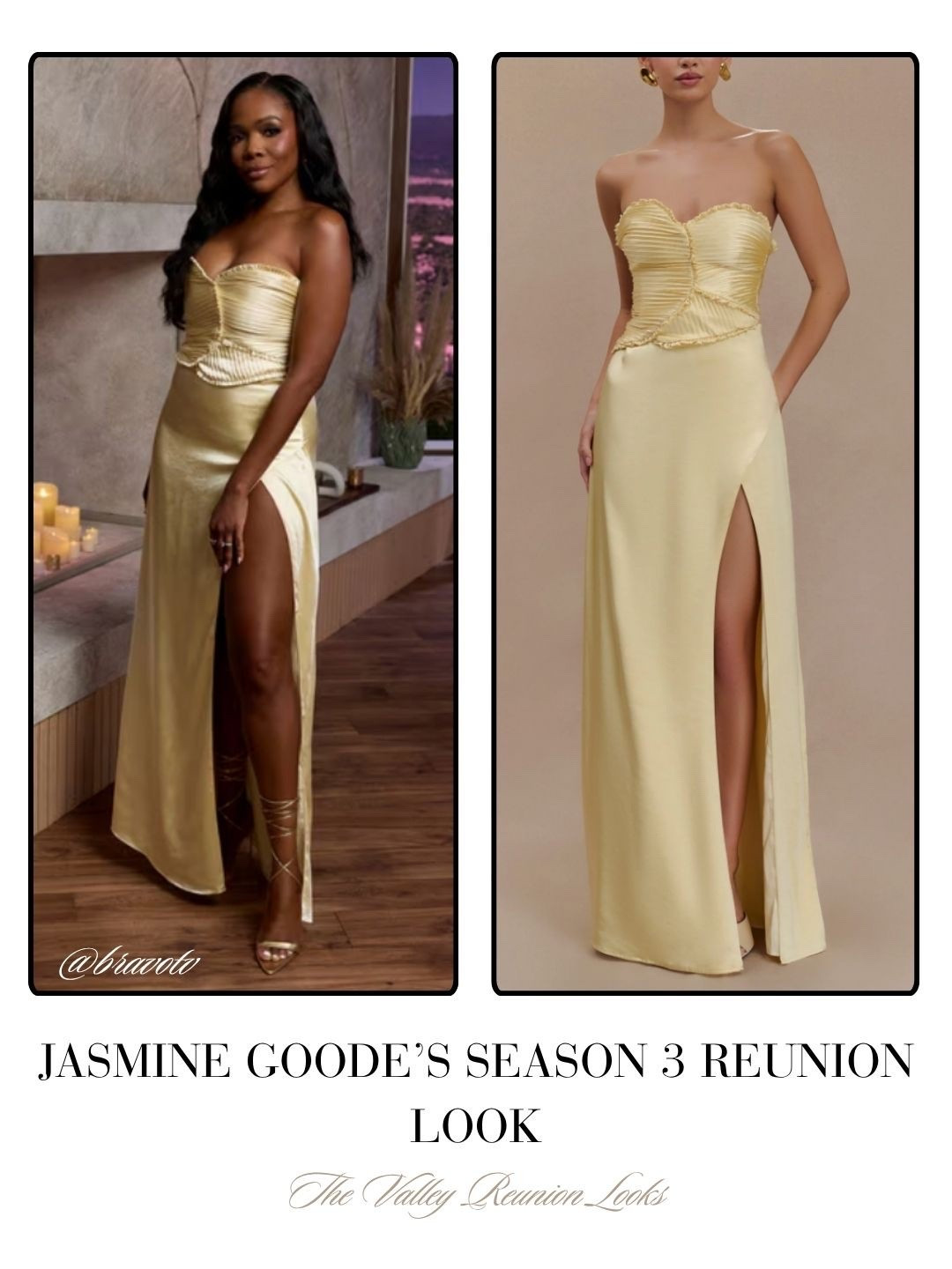 Jasmine Goode’s Season 3 Reunion Look 📸 + Info = @bravotv