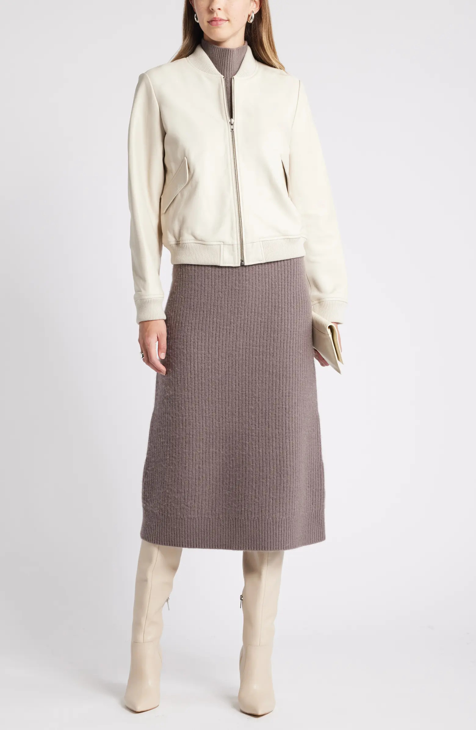 Nordstrom Leather Bomber Jacket | Nordstrom | Nordstrom