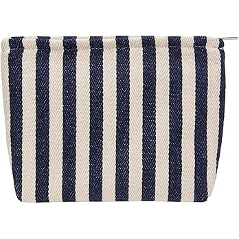 PAZIMIIK Makeup Bag Large Cotton Zipper Pouch for Purse Travel Canvas Make Up Organizer for Women... | Amazon (US)
