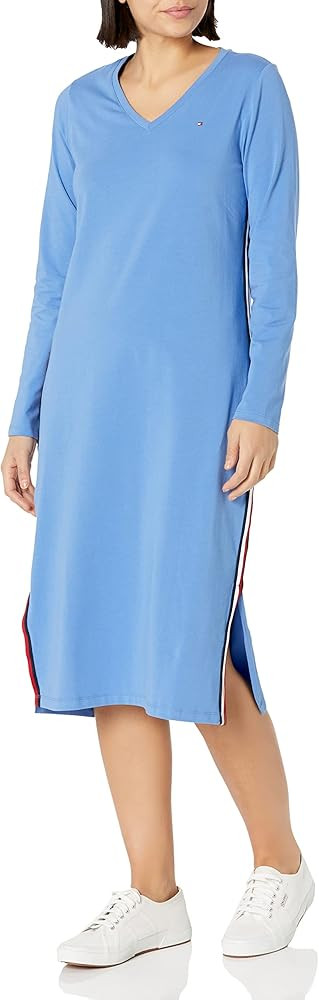 Tommy Hilfiger Women's Long Sleeve Shirt Dress | Amazon (US)