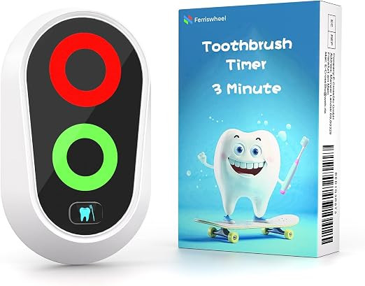 Toothbrushing Timer for Kids 2 to 3 Minutes, Funny Novelty Gift for Kids Adults, Magnetic Waterpr... | Amazon (US)