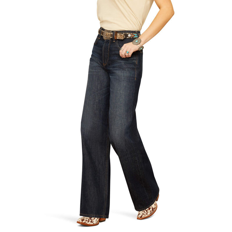 Ultra High Rise Jasmine Tomboy Wide Leg Jeans | Ariat (US)