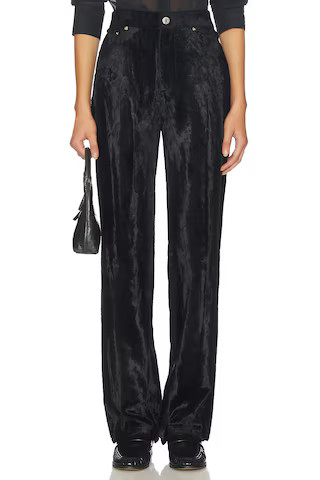 Helmut Lang Pony High Rise Straight in Black from Revolve.com | Revolve Clothing (Global)