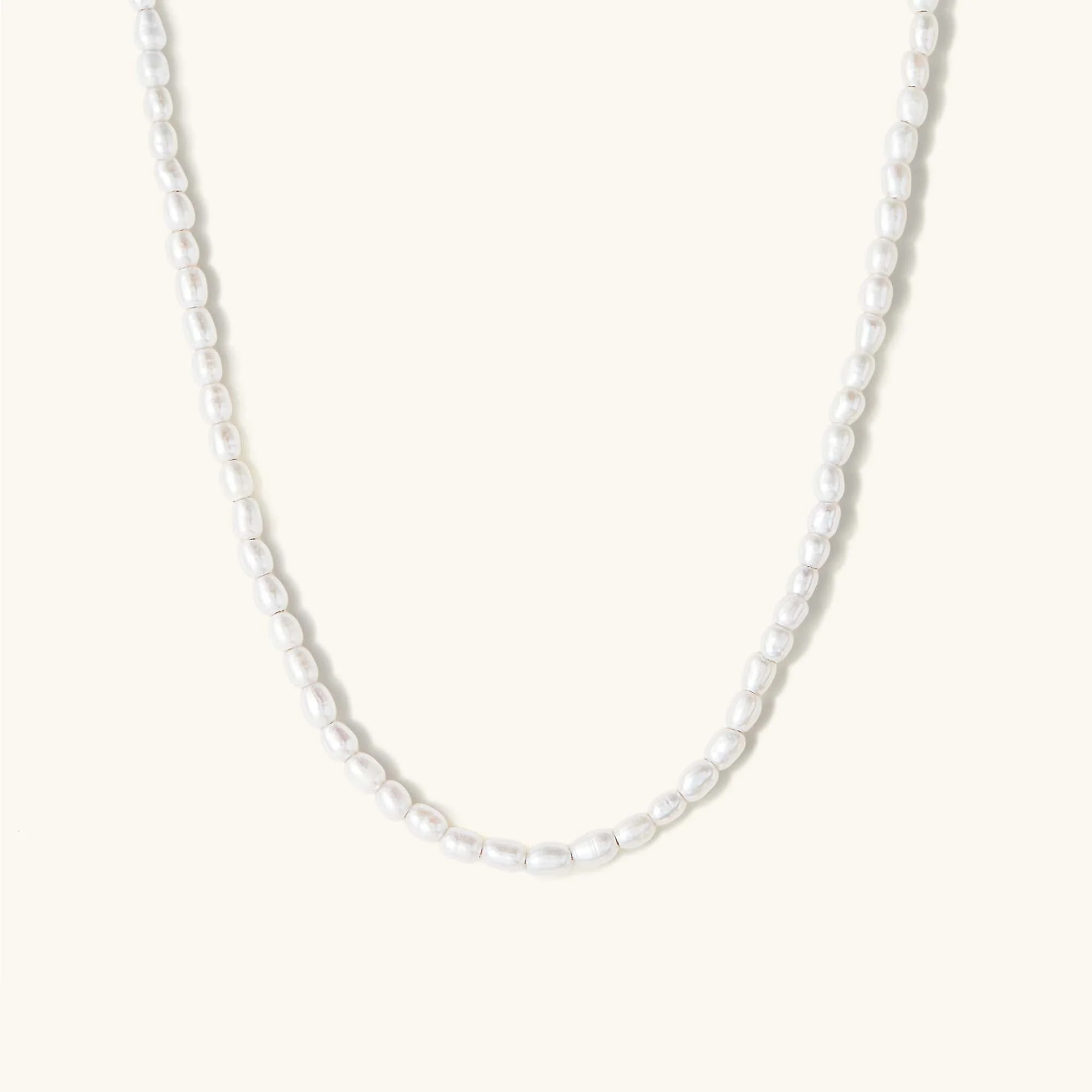 Tiny Pearl Necklace | Mejuri Fine Crew