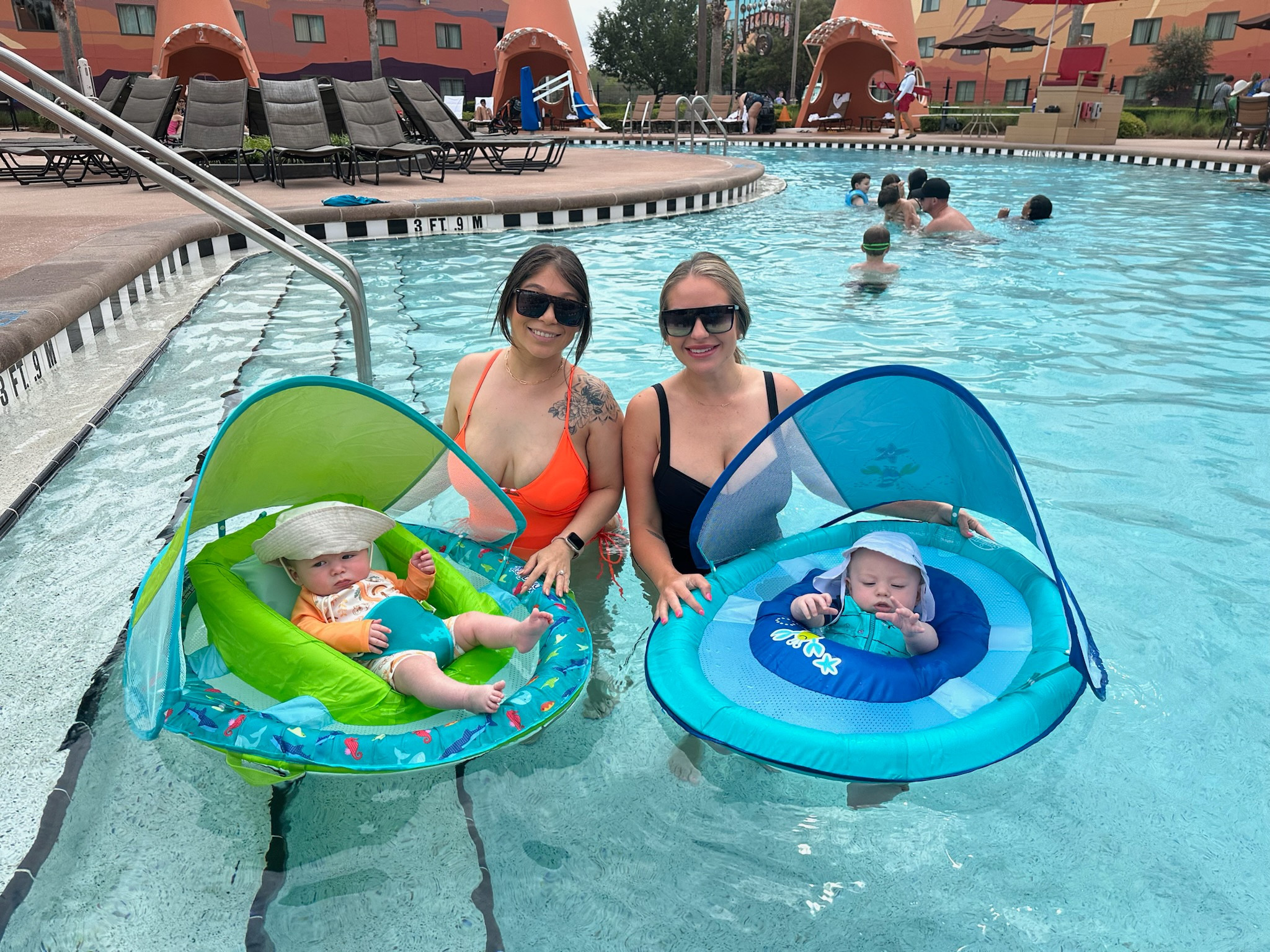 This was my baby’s first pool day! He enjoyed being in the swimways infant baby pool float! It also kept him protected from the sun

#LTKfamily #LTKbaby #LTKswim