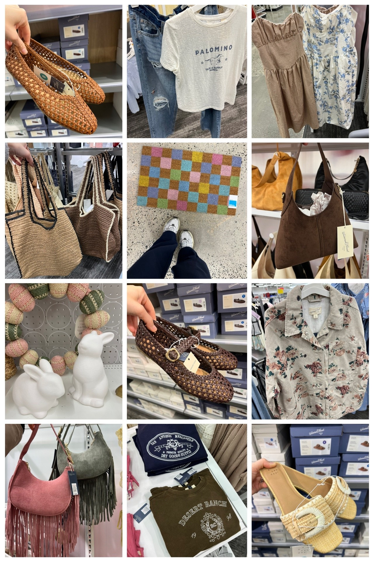 Target finds you’ll love! Target really does have some of the best shoe styles and handbags. Love the Easter and spring decor as well. And that floral denim jacket! #targetfinds 