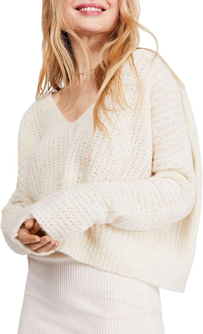Free People Women's Moonbeam Alpaca Sweater | Amazon (US)