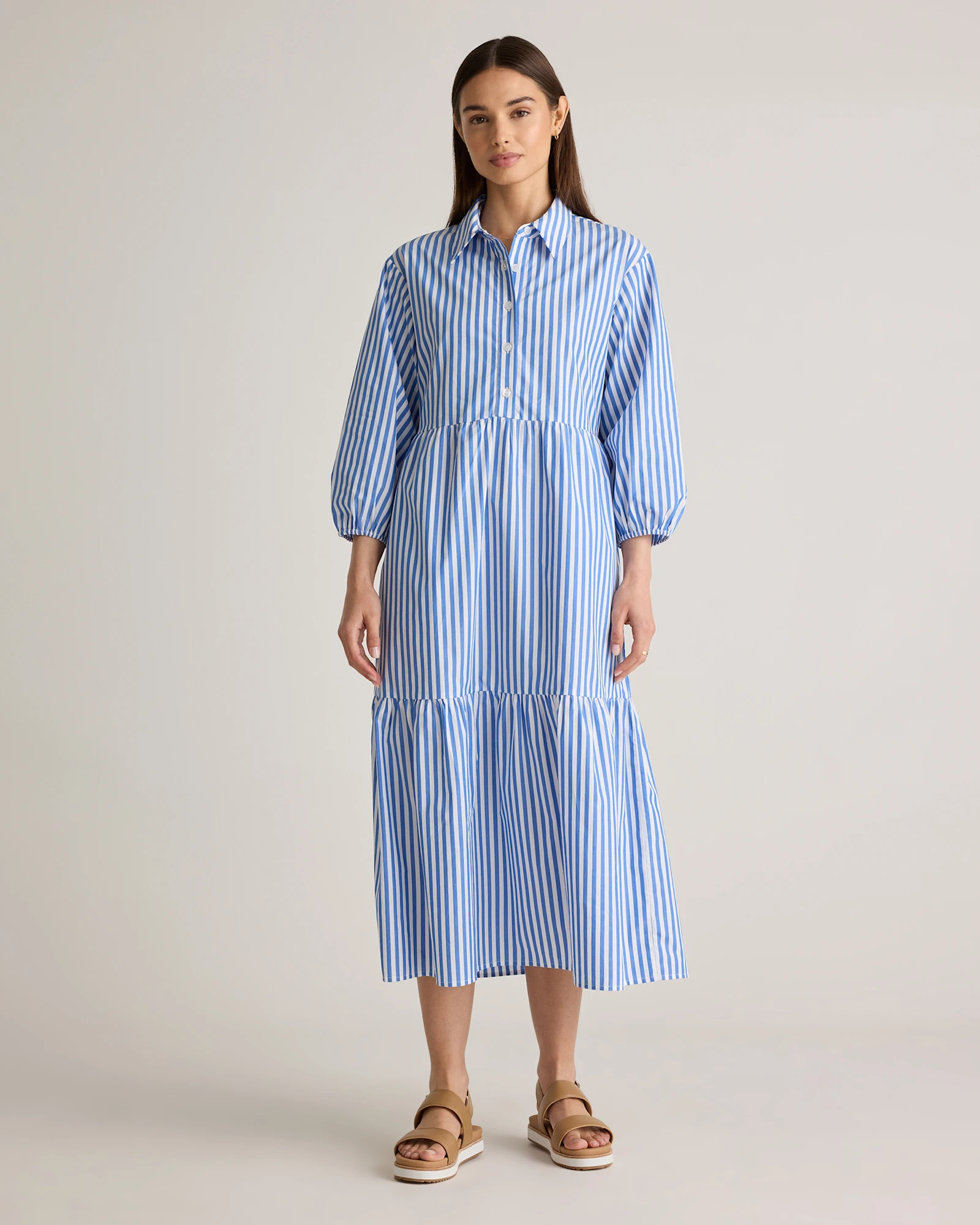 100% Organic Cotton Midi Tunic Dress | Quince