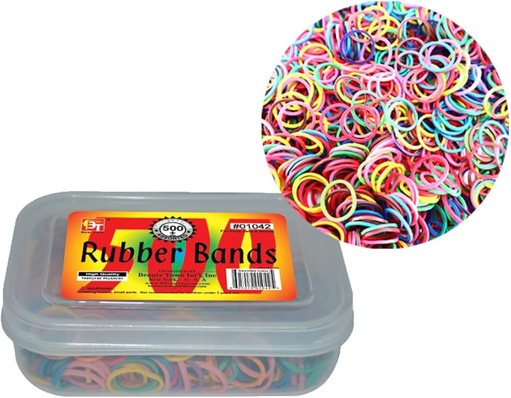 500 Pcs Rubber Bands Hair Band Soft Elastic Hair Accessories Braids Mini Hair Ties Stretchy Hair ... | Amazon (US)