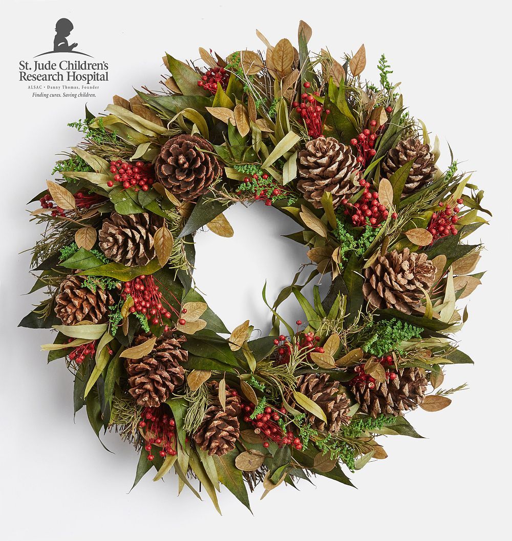 Cozy Winter Dried Wreath | Rejuvenation