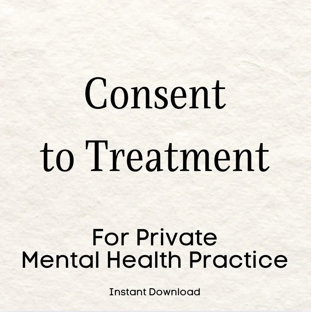 Consent to Treatment for Mental Health Practice (Pennsylvania) | Etsy (US)