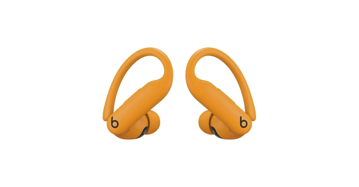 Beats - Powerbeats Pro 2 True Wireless Active Noise Canceling Earbuds - Jet Black - Orange | Macy's