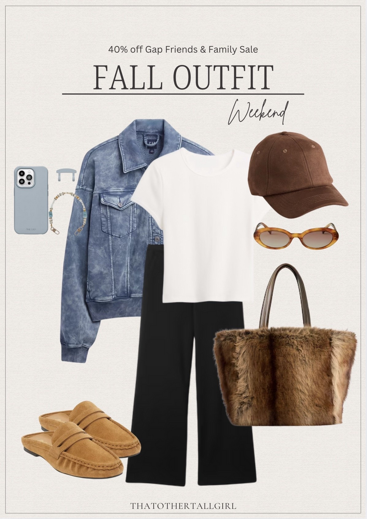 Fall weekend wear outfit
Gap Friends & Family sale is happening now! 40% off (plus an extra 10% off for cardmembers with code: FAMILY) Sale ends 10/23!

@gap #howyouweargap #gappartner

#LTKSeasonal #LTKOver40 #LTKTall
