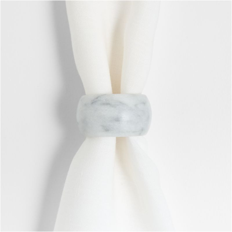 Marble Napkin Ring + Reviews | Crate & Barrel | Crate & Barrel