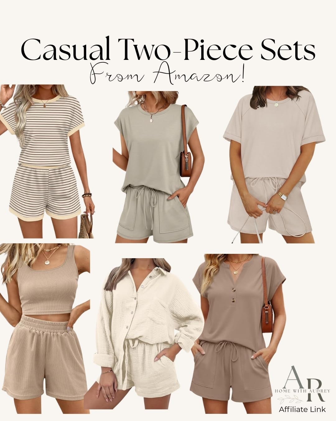 Feeling comfy and stylish this summer with these matching two-piece sets! Perfect for lounging at home or a day out. #summerfashion #loungewear

#LTKootd #LTKTravel #LTKSeasonal