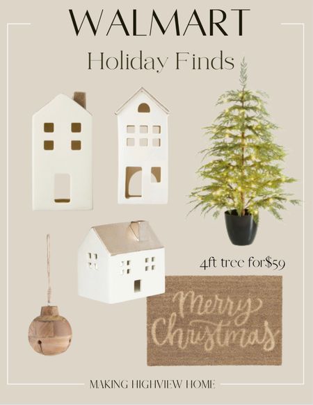 Walmart holiday favorites from the My Texas Home Collection! 

Prelit cypress tree, small
Holiday houses, door mat,Christmas decor, 

#LTKhome #LTKstyletip #LTKHoliday