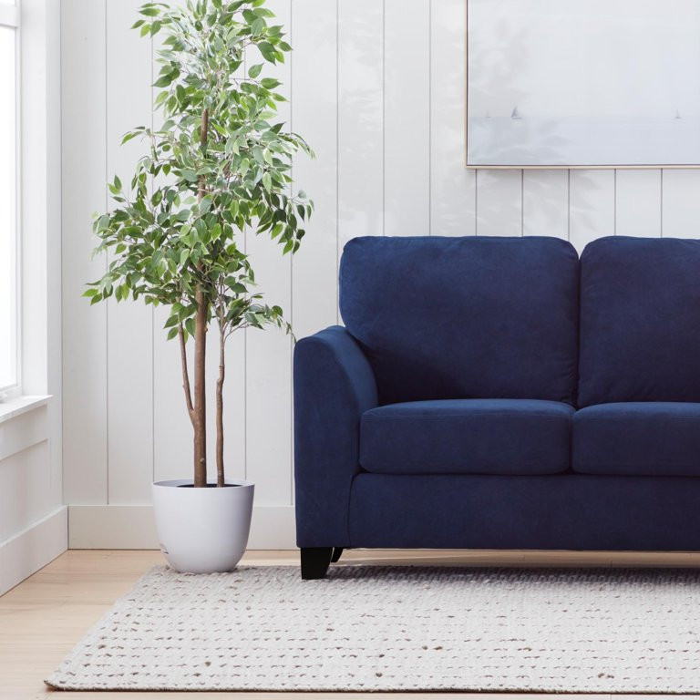 Gap Home Curved Arm Loveseat, Navy | Walmart (US)