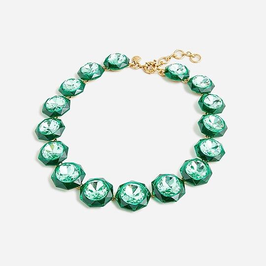 Faceted stone necklace | J.Crew US