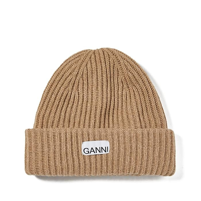 GANNI Women's Structured Rib Beanie (Starfish) | Zappos