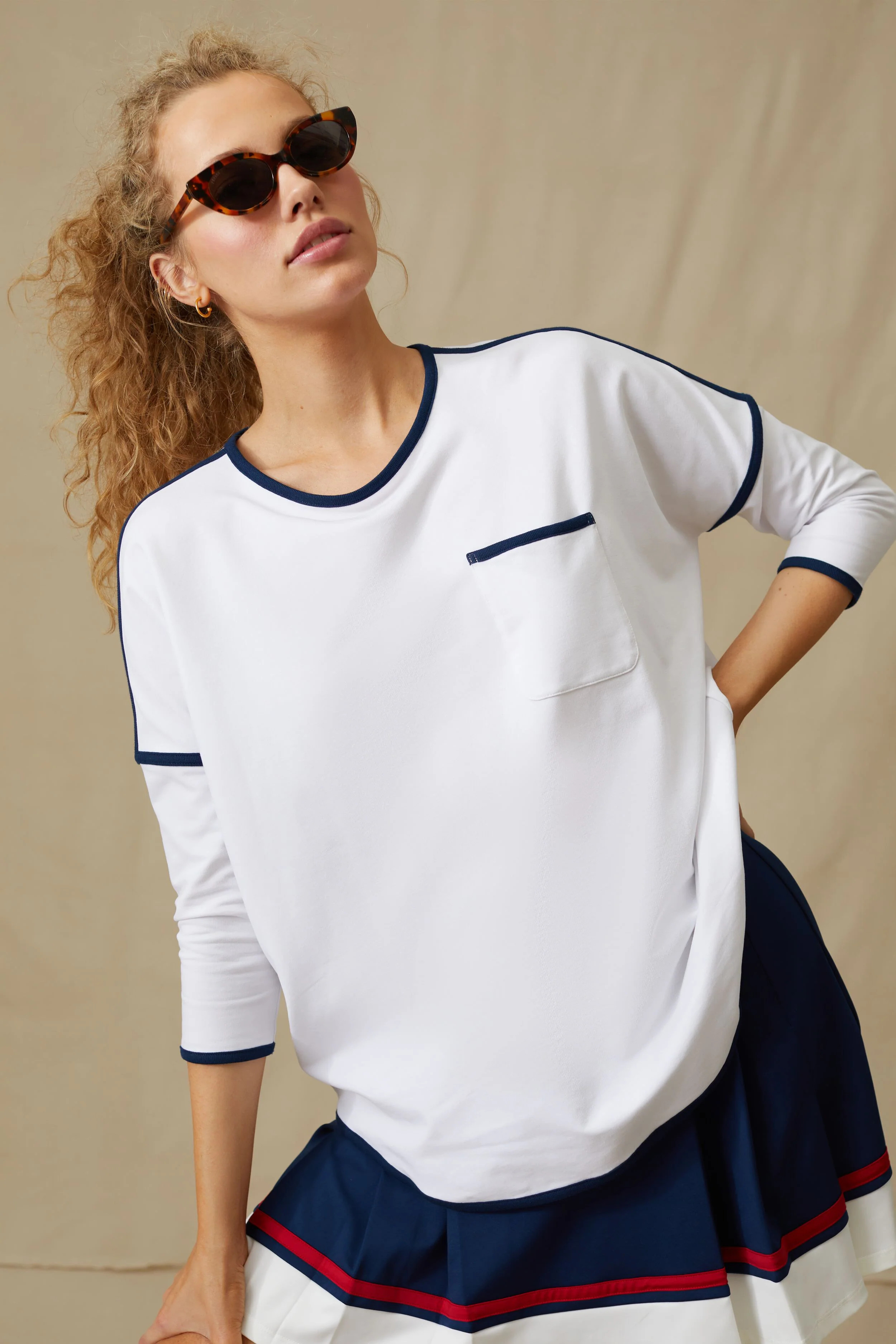 White Farah Pullover | Tuckernuck (US)