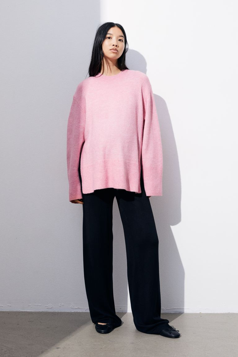 MAMA Before & After maternity/nursing jumper - Light pink - Ladies | H&M GB | H&M (UK, MY, IN, SG, PH, TW, HK)