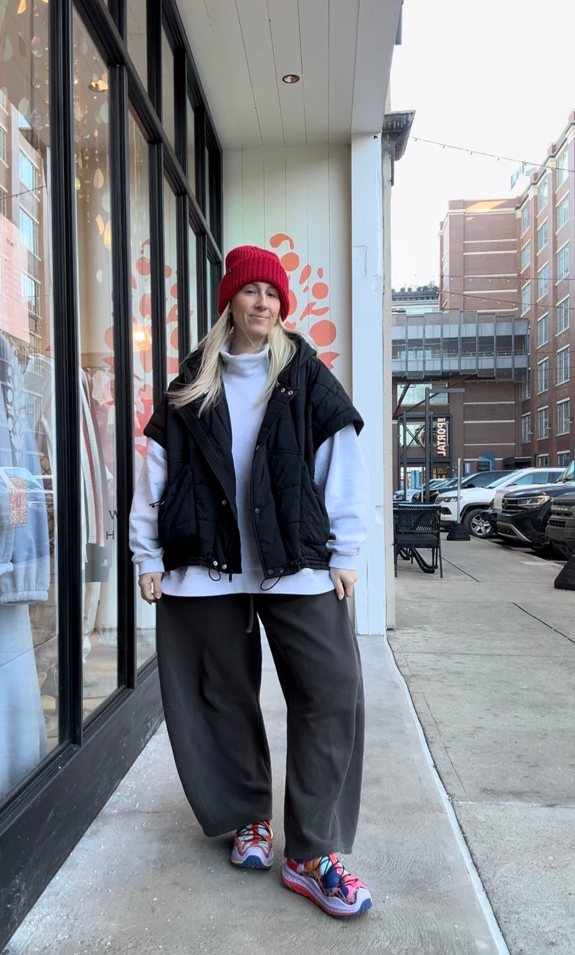 Comfiest ✨

Sweatshirt / L
Vest / L
Pants / M

Free people, free people movement, fp movement, casual outfit, fp movement outerwear, happy trails vest, a cut above mock neck, mock neck sweatshirt, athleisure, outfit of the day 

#LTKootd #LTKActive #LTKSeasonal