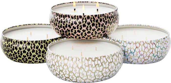 Maison Set of 4 3-Wick Tin Candles | Nordstrom