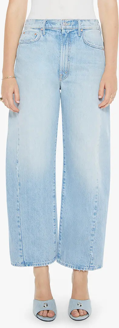 The Full Pipe Flood High Waist Barrel Leg Jeans | Nordstrom Rack