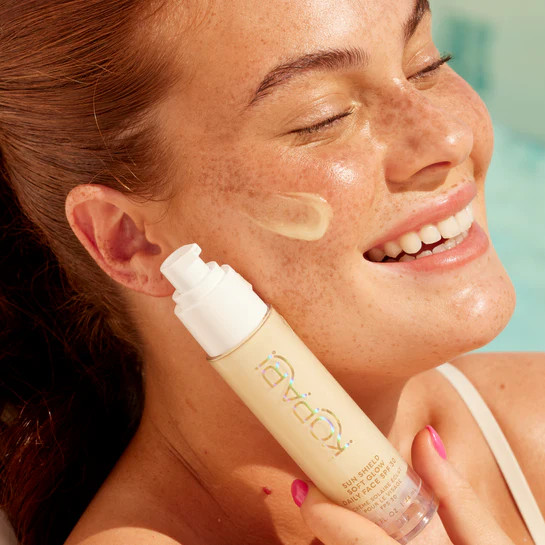 Sun Shield Soft Glow Daily Face SPF 30 Sunscreen | Kopari
