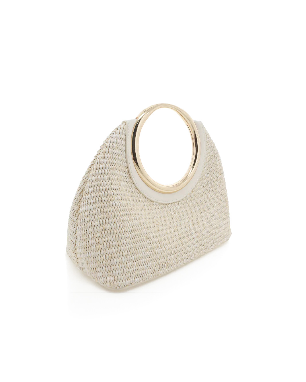 MONROE RAFFIA HANDLE BAG - CREAM RAFFIA-BONE-Handbags-BILLINI USA | Billini US