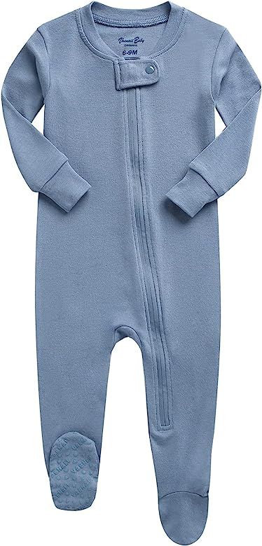 VAENAIT BABY Preemie Infant Boys Girls Footie Pajama Footed Onepiece Solid Modal Sleep and Play Paja | Amazon (US)