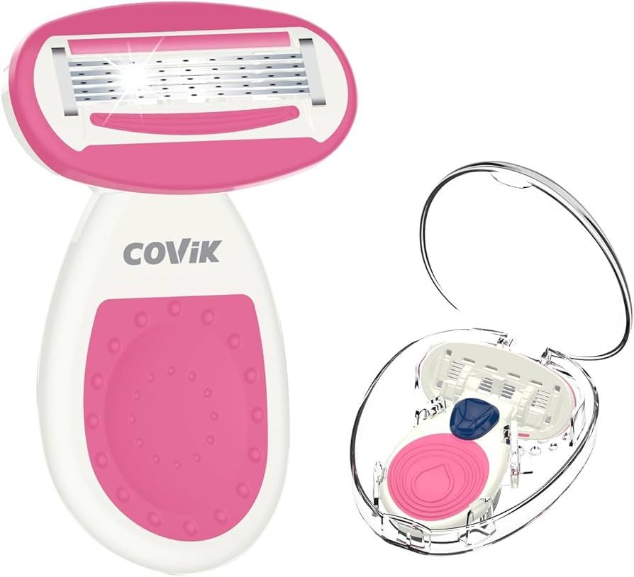 Mini Razors, Travel Razors for Women, 5 Blade, pink | Amazon (US)