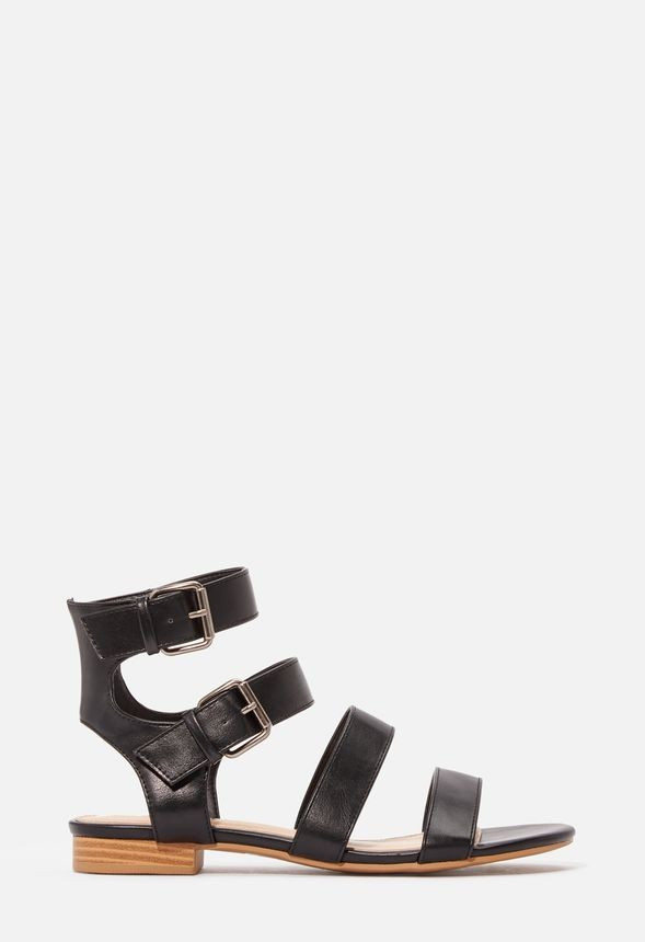 Buckle up Multi Strap Sandal | JustFab