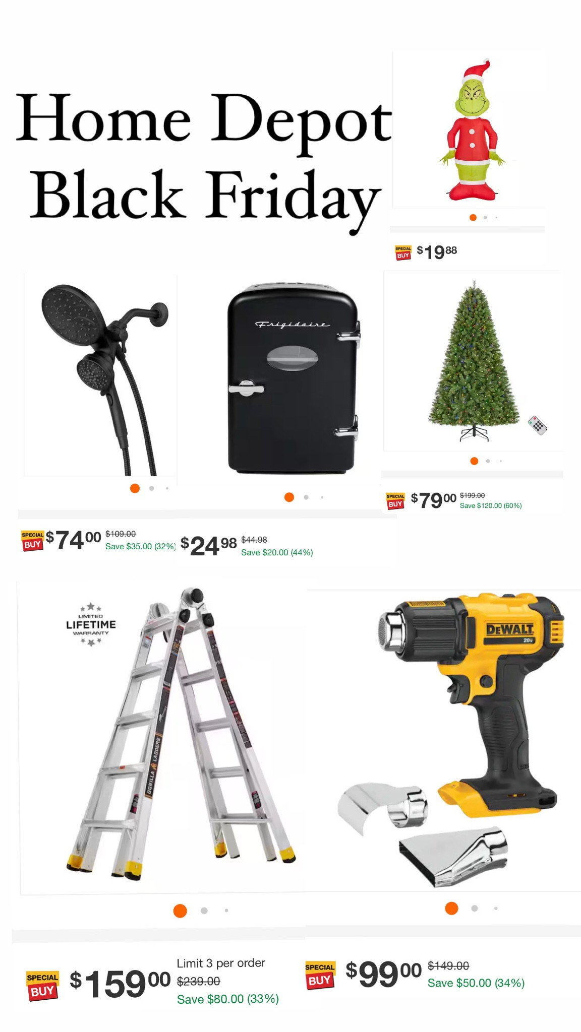 Home Depot Black Friday deals 

#LTKGiftGuide #LTKSeasonal #LTKHoliday