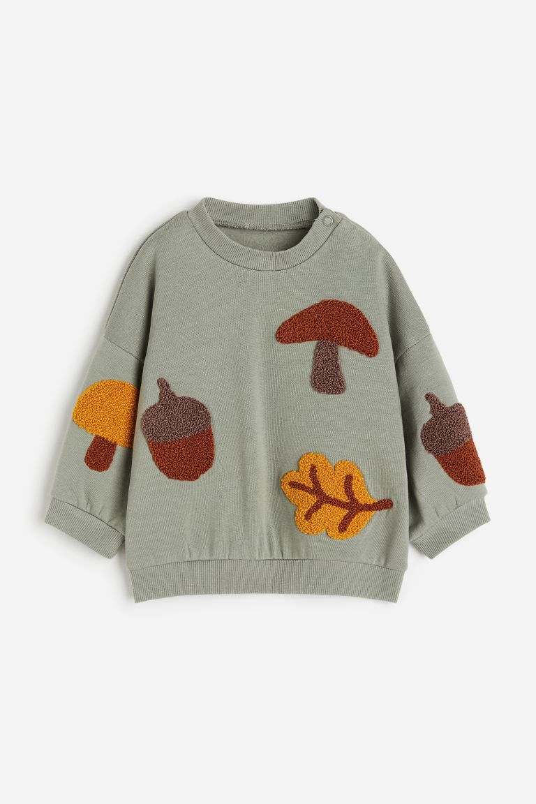 Appliquéd Sweatshirt | H&M (US + CA)