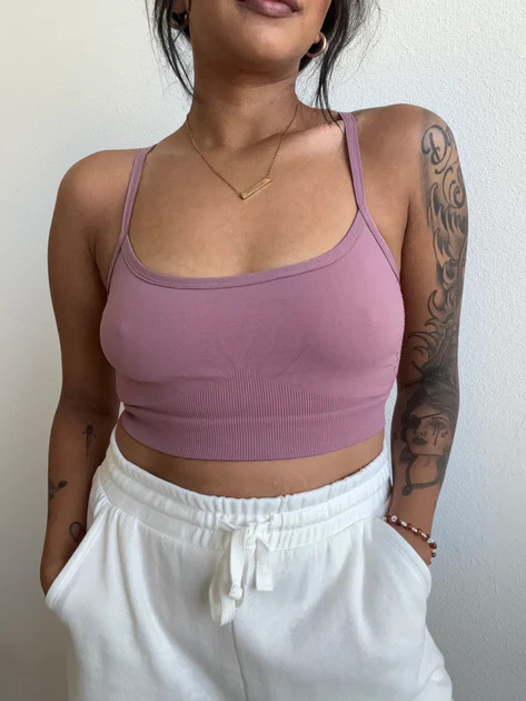 Adore Maternity & Nursing Bralette - Mauve | LoveSteady
