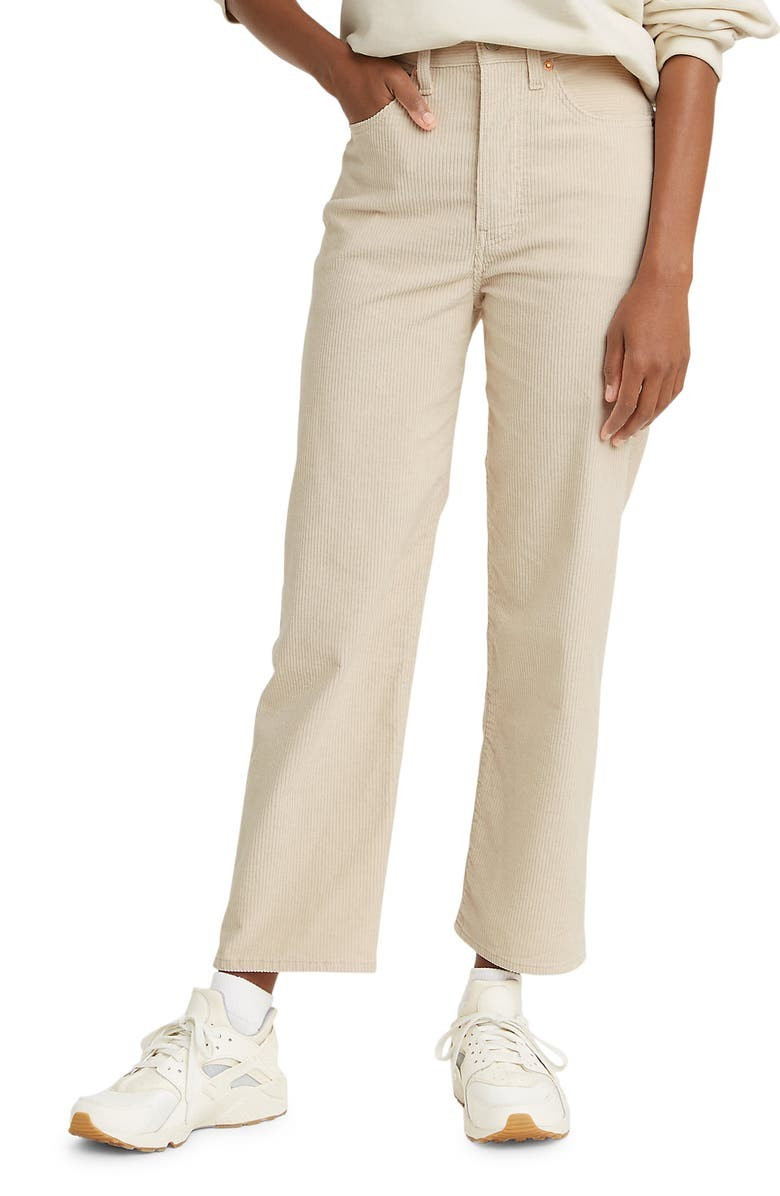 Ribcage Super High Waist Ankle Straight Leg Jeans | Nordstrom