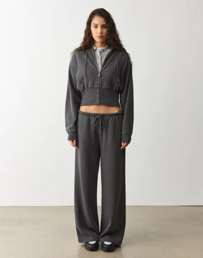 Tie Waist Oversized Wide Leg Sweatpant | Glassons (Australia)