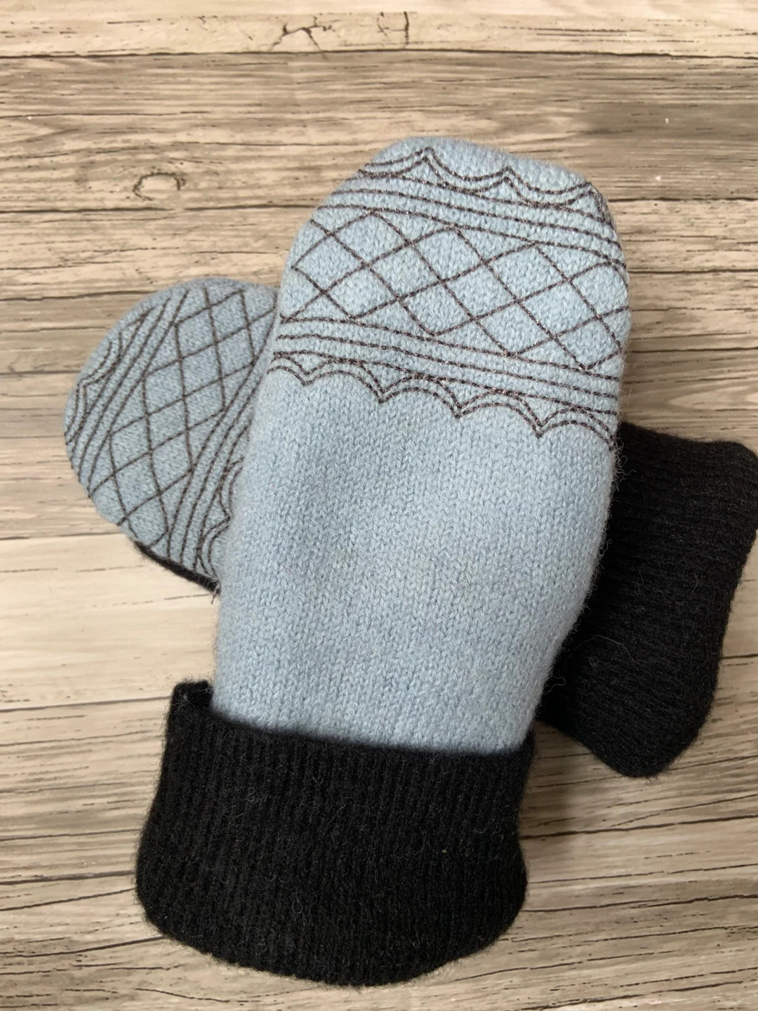 Kids Size Small Mittens Felted Wool Mittens Fleece Lined Sweater Mittens - Etsy | Etsy (US)