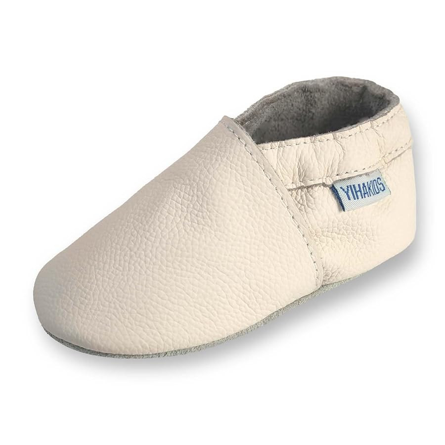 YIHAKIDS Baby Leather Shoes Soft Sole First Walking Moccasins Infants Toddler Boys Girls Crawling... | Amazon (US)