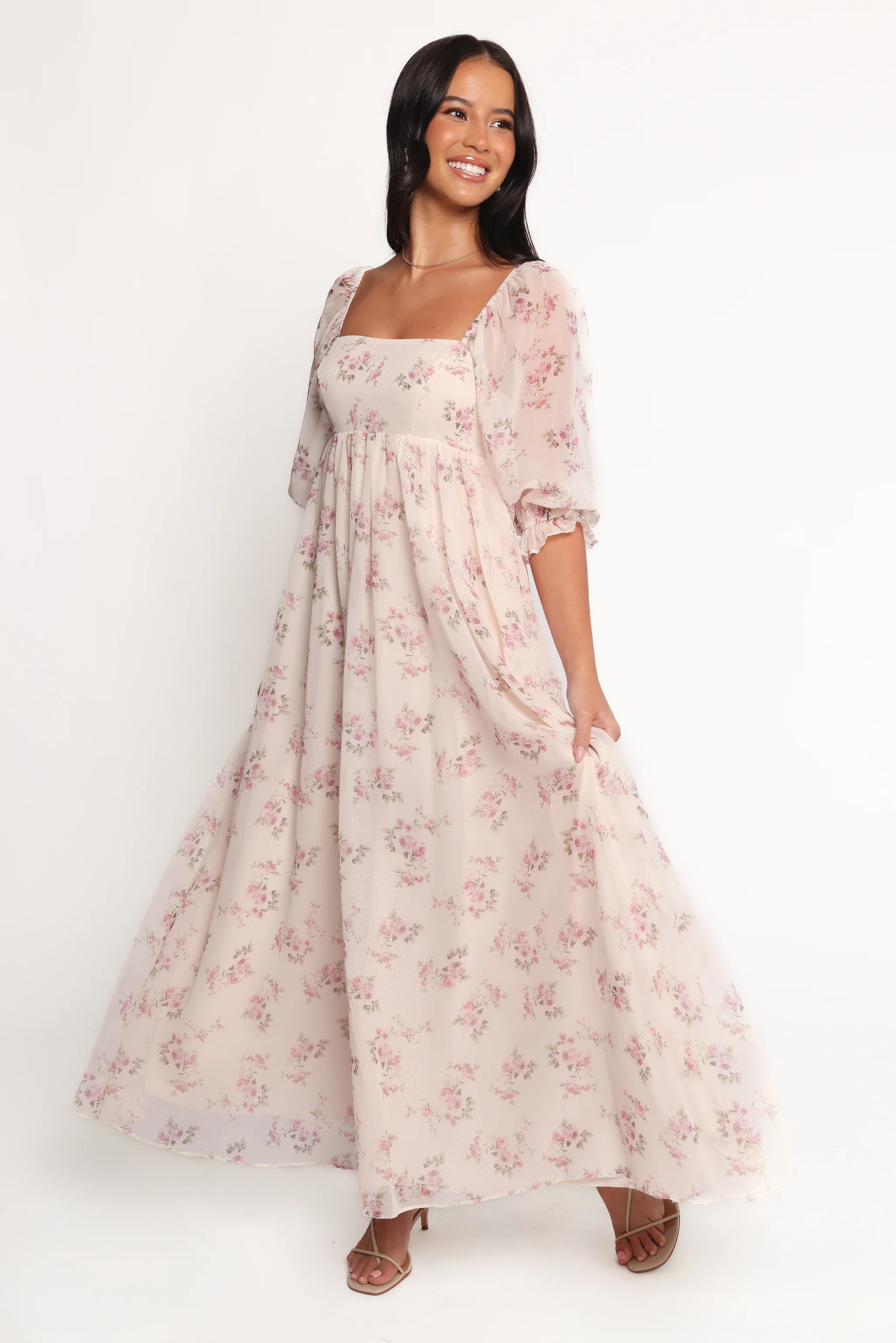 Sonnet Maxi Dress - Pink Floral | Petal & Pup (US)