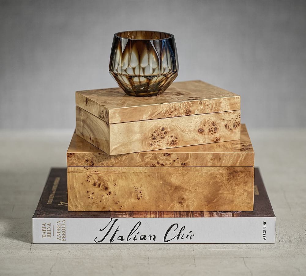 Burlwood Decorative Box | Pottery Barn (US)